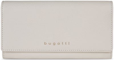 bugatti portemonnee Emilia Ladies Long Wallet With Flap Creme crème