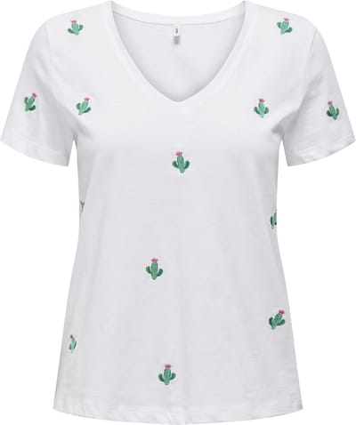 ONLY - ONLKETTY LIFE S/S V-NECK TOP BOX JRS - Dames - T-shirts