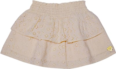 Little Chiq Luxe Baby Rok Zand met Broderie