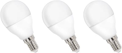 Spectrum LED Kogellamp E14 8W - 230V - 730 Lumen - 4000K Neutraal Wit - Natuurlijk Licht - Energiezuinig - 3 stuks