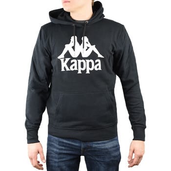Kappa unisex sweatshirt met capuchon en capuchon 705322 zwart