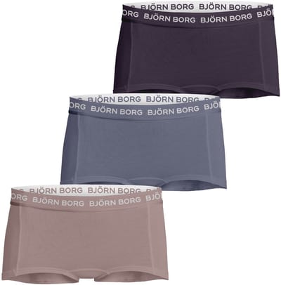 3-Pack meisjes boxershort - minishorts - Katoenen multipack meisjes onderbroeken - 146