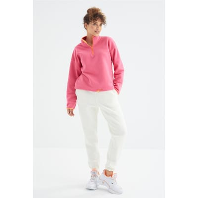 Dames Hoge Taille Fleece Joggingbroek