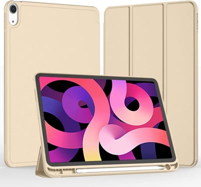 Hoes geschikt voor iPad 10.9 Air 4/5 2020/2022 A2324, A2325, A2072, A2588, A2589, A2596 Hoesje Smart Cover Tri Fold Case