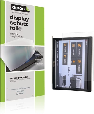 dipos – 2x Matte Beschermfolie geschikt voor Keyence IM-X1330 | Krasbestendige & antireflecterende Screenprotector Ultra-Thin