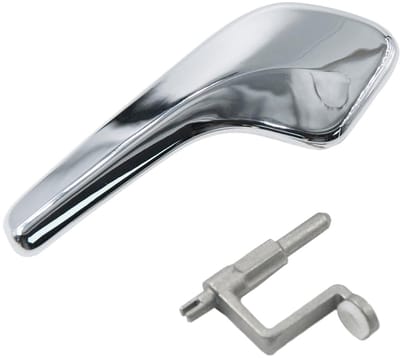 Deurbeslag Binnendeur Klink Vervangende deurgrepen Binnen Auto Links Compatibel met CORSA D 2006-2016 Van MK III 13297813 (voor links verchroomd)