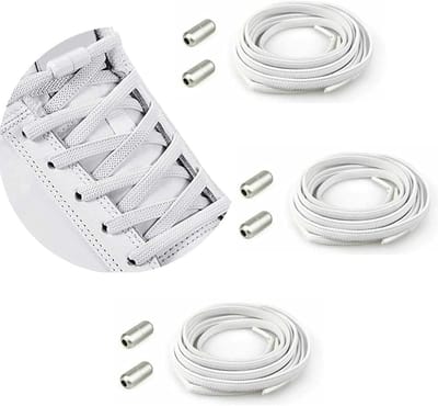 Schoenveters zonder Stropdas/Elastische Veters met Metalen Capsule Gespen/Elastische Rubberen Veters/Kinderen Volwassenen No Tie laces/Veters voor Sneakers