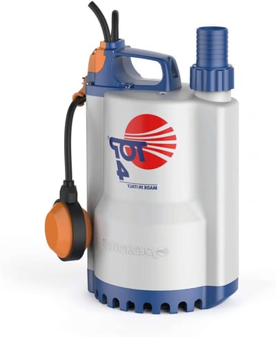 Dompelpomp Regenwater - Afvoerpomp Kelder - Water Verplaatsen - Met Vlotterschakelaar - 320 L/min - Grijs