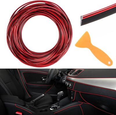 Universele Auto Interieur Sierlijst Flexibel PVC Decoratie Strip