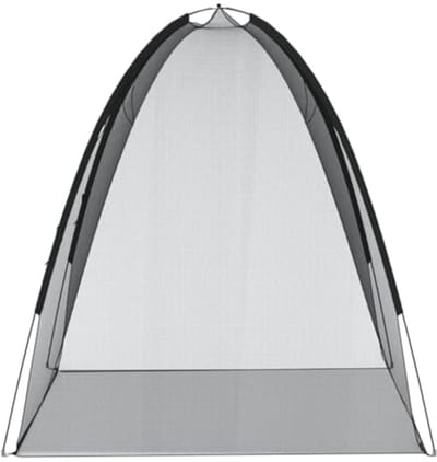 Insectenwerend Muggenscherm met Deuren 200x120x130 cm - Zwart