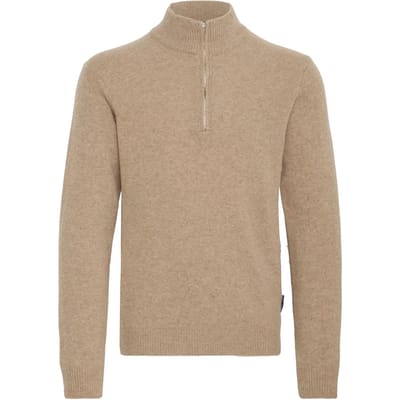Halflange wolachtige trui met rits Casual Friday Karl