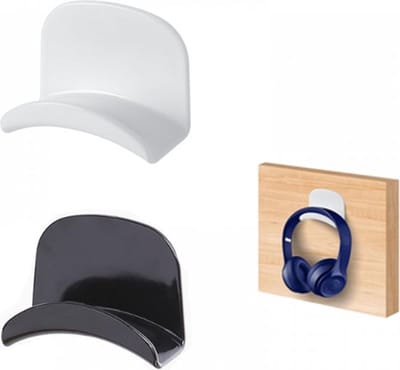 Koptelefoonhaak - 2stuks - Koptelefoon Houder voor onder Bureau - Headset Haak - Headset Standaard - standaard voor koptelefoon - Haakje voor spelcomputer - universeel hoofdtelefoon Hanger - Koptelefoon Standaard - Muur