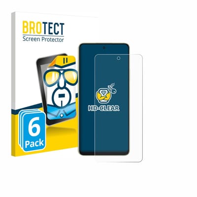 BROTECT - Screenprotector voor Oppo A5 Energy - Folie Beschermfolie transparant 6 Stuks