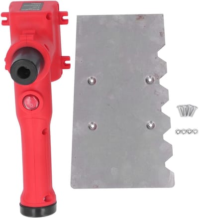 Dailygoods - Elektrische Tandspaan - Professioneel Plamuurmes - Instelbare Trillingssnelheid - Draagbare Droogbouwspatel - Tegelspatel voor Cement en...