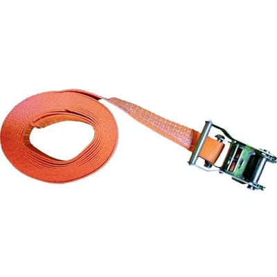 Target Ladungssicherung 90606 Spanband Trekkracht (lc) vastbinden (enkel/direct): 180 daN (l x b) 6 m x 35 mm Ratelinrichting EN 12195