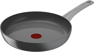 Keramische Koekenpan - Antiaanbakpan - Veelzijdig Koken - Gemaakt met Gerecycled Aluminium - 32 cm Diameter - Grijs