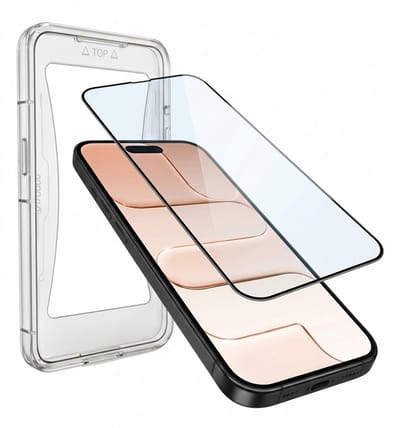 Screenprotector - Geschikt voor Apple iPhone Air - Met Installatie Kit - Gehard Glas - Beschermglas - Tempered Glass - Screen Protector