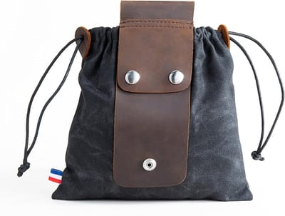 Vouwbare Canvas Voedselzak voor Wandelen met Trekkoord en Gesp, Ideaal voor Picknicks en Outdoor Activiteiten