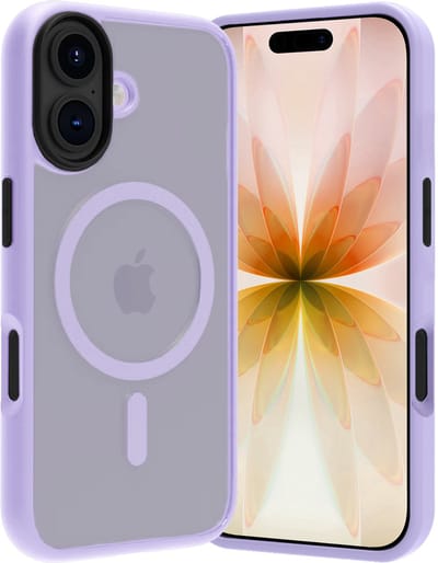 Hoes - Geschikt voor Apple iPhone 17 - Magsafe Compatible - Sterk & Shockproof - Back Cover - Shock Proof Case - Telefoon Hoesje Shockproof - Lila