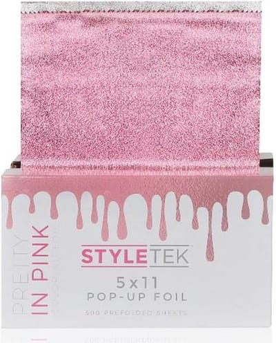 Styletek - Voorgevouwen 5x11 Roze Pop Up Folie - 500st