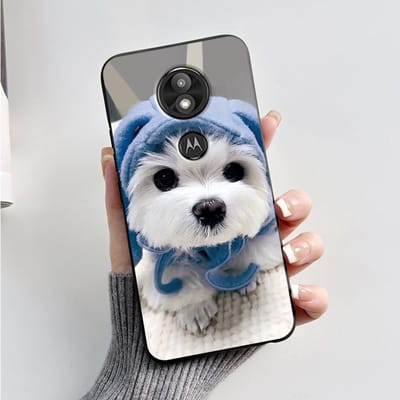 Hoesje Cover Voor Motorola Moto G7 Play Prachtig Hoesje Zachte Siliconen Shell Voor Motorola Moto G7 Power Schattig Cartoon Zwart Hoesje Moto G7 Play