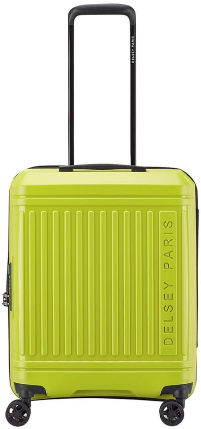 Delsey Lutece SE Handbagage Spinner 55 cm - Uitbreidbaar 34/39 liter - 55x3520/23 cm - lime