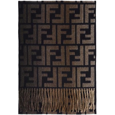 Fendi Monogram Sjaal Fxs471 Atqc F0de8 FXS471 ATQC F0DE8 black