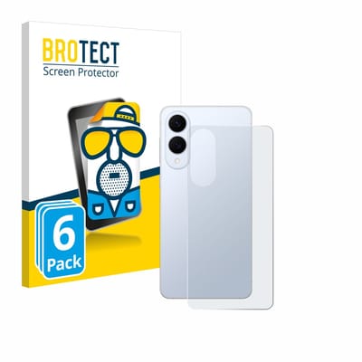 BROTECT - Screenprotector voor Samsung Galaxy S25 Edge (Achterkant) - Folie Beschermfolie matte 6 Stuks