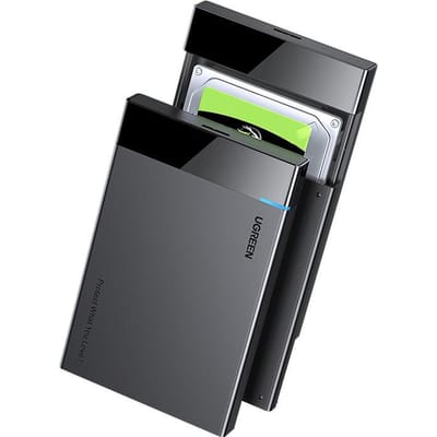 Ugreen - adapterbehuizing - voor SATA 2.5 6TB USB-C 3.0 schijf zwart - (US221)