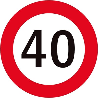 Bierviltjes 40 jaar - 25x - karton - onderzetters - 40e verjaardag - jubileum - leeftijd feestartikelen