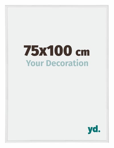 Your Decoration - Fotolijst 75x100 cm - Kunststof - Wit Hoogglans - Annecy