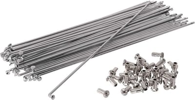Set van 36 Universele Motorfiets Spaak & Nippel, Verchroomd, M3x210mm