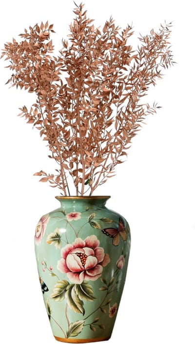 Droogbloemen - Gedroogde Ruscus Rose goud - Koper - Italiaanse Ruscus - Boho Wedding & Home Decoration