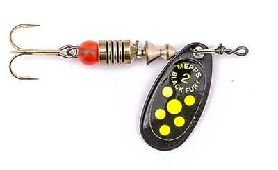 Mepps Black Fury black/ chartr - #2 - 4,5 gram - Fishing-bait.nl