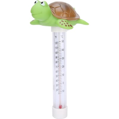 Thermomètre pour eau de bassin Thermomètre flottant pour piscine de bébé avec ficelle white