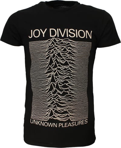 Joy Division Unknown Pleasures Band T-Shirt - Officiële Merchandise - L
