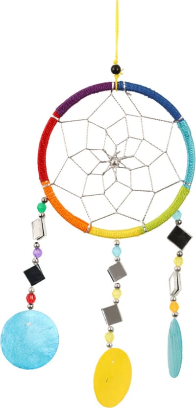 Dromenvanger Rainbow schelp / spiegel 9 cm