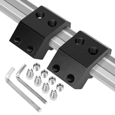 Universele Railmontage Geschikt voor Packout Gereedschapskist, 2 Pak Ruimtebesparende Rail Clip Set, Zijmontageset Zwart zwart