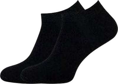 green-goose® Luxe Bamboe Enkelsokken Dames - Dames Sneakersokken - 2 Paar - Zwart - Maat 35-38 - 95% Bamboe - Superzacht en Duurzaam