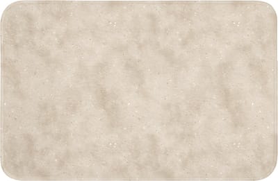 Badmat 60x40 cm - Antislip - Structuur - Spikkels - Beige - Badmatten voor badkamer - Badkamermat - Douchemat - Badkamer mat