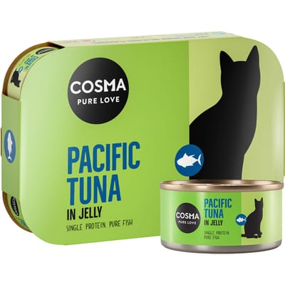 24x170g Pacifische Tonijn in Gelei Cosma Original Kattenvoer