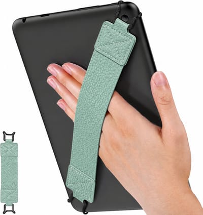 Sounix Handriem voor Tablet - Handstrap - Handgreep - Anti-Slip - Lichtgewicht vingergreephouder - Groen