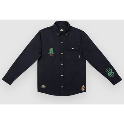 The Dudes European Fantasy Over Chuck Premium Shirt zwart