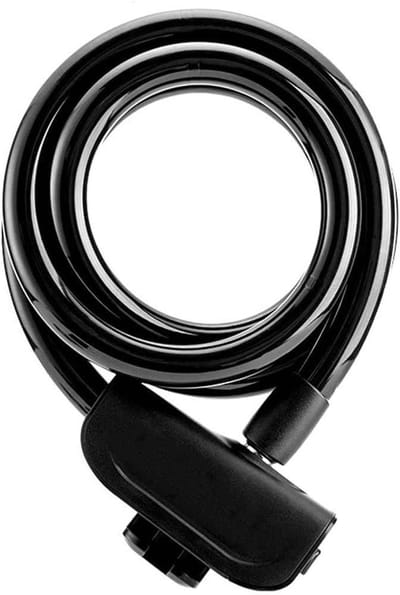 Fietsslot voor mountainbikes, antidiefstal stalen kettingslot, ringslot, fietskabelslot, fietsslot voor motorfietsen, fietsaccessoires, fietssloten (zwart)