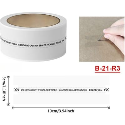 120 stuks Zelfklevende VerzegelingsstickersRechthoekigMatte AfwerkingPapieren Verzegelingsetiketten voor Eenmalig Gebruik voor Veilige Verpakking en Verzending. (as the picture,as shown)