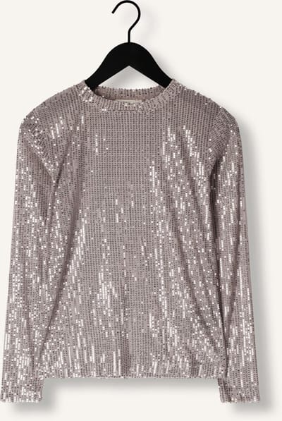 Notre-V Nv-geraldine Tops & T-shirts Dames - Shirt - Zilver - Maat S