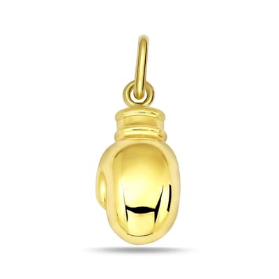 Juwelier Zwartevalk 14 karaat gouden bokshandschoen hanger - 14.288