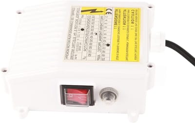 Pomp Controlekast - Dompelpomp Schakelaar - Waterpomp Besturen - Ingebouwde Thermische Beveiliging - 1100W - Grijs