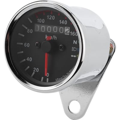 Compteur de vitesse Kilomètreur Universel 12V avec Rétroéclairage Convient pour Honda Monkey Dax Mini Trail Z50 J R VTX 1300 1800 750 gray