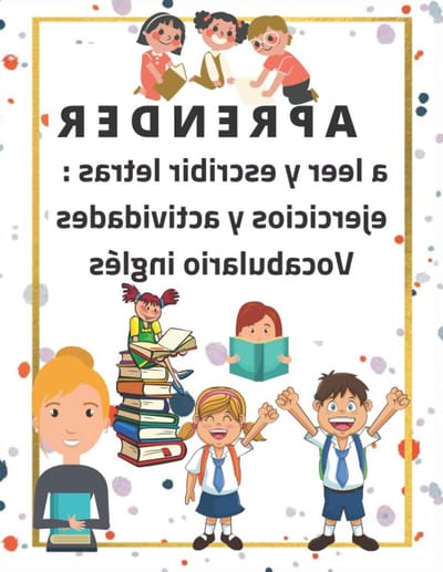 Leer en Schrijven Boek - Oefenboek Kinderen - Leren Lezen - Letters en Woorden - A4 Formaat - Gekleurd